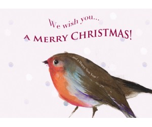 Individual Handmade Card - We wish you a Merry Christmas! Card